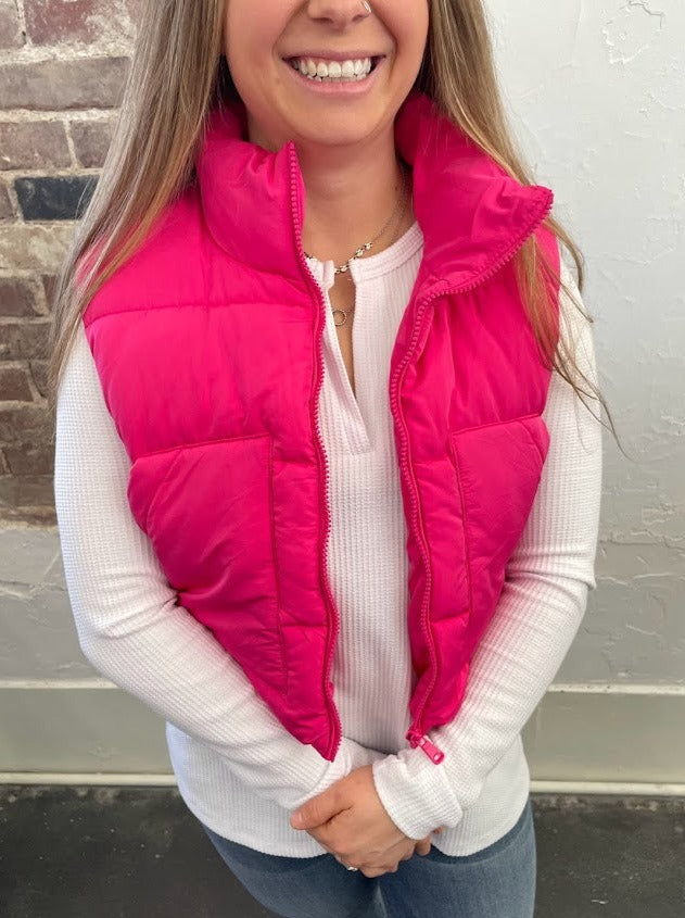 Bright Mornings Puffer Vest