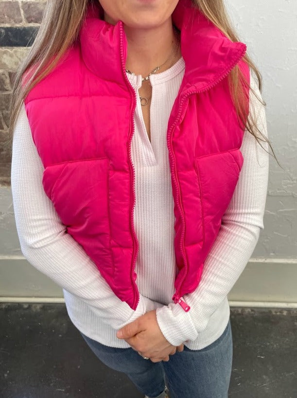 Bright Mornings Puffer Vest