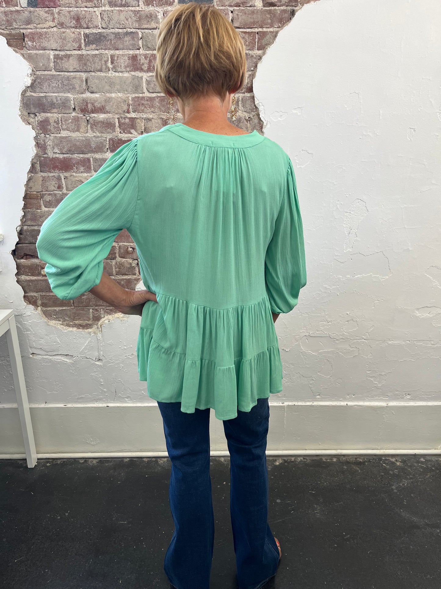 Tiered Bottom Peasant Top