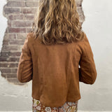 Suede Moto Jacket