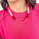 Ombre Resin Bead Necklace