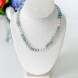 Rainbow Necklace | Light Blue