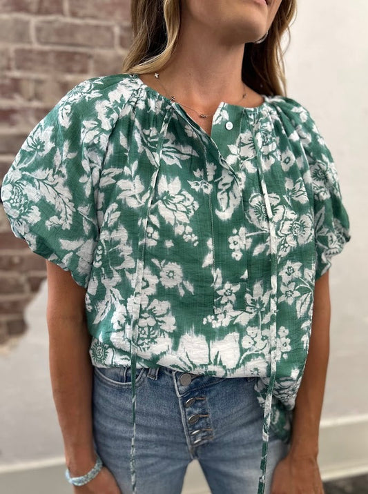 New Blossoms Floral Top