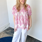 Sweet Mornings Puff Sleeve Top