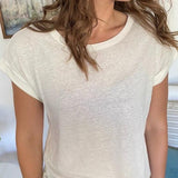 Quiet Confidence Linen Tee