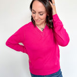 In the Vicinity Vneck Raglan Sweater
