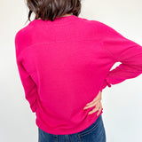 In the Vicinity Vneck Raglan Sweater