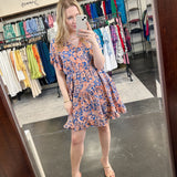 Watching Sunsets Kimono Sleeve Dress