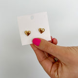 Heart Stud Earrings