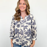We Meet Again Floral Printed Blouse