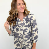 We Meet Again Floral Printed Blouse