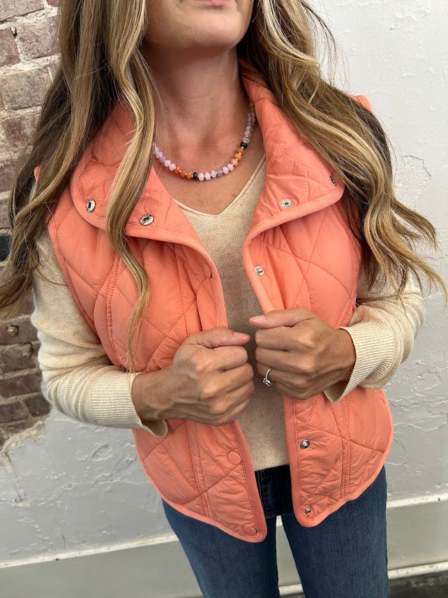 See it Through Scalloped Vest