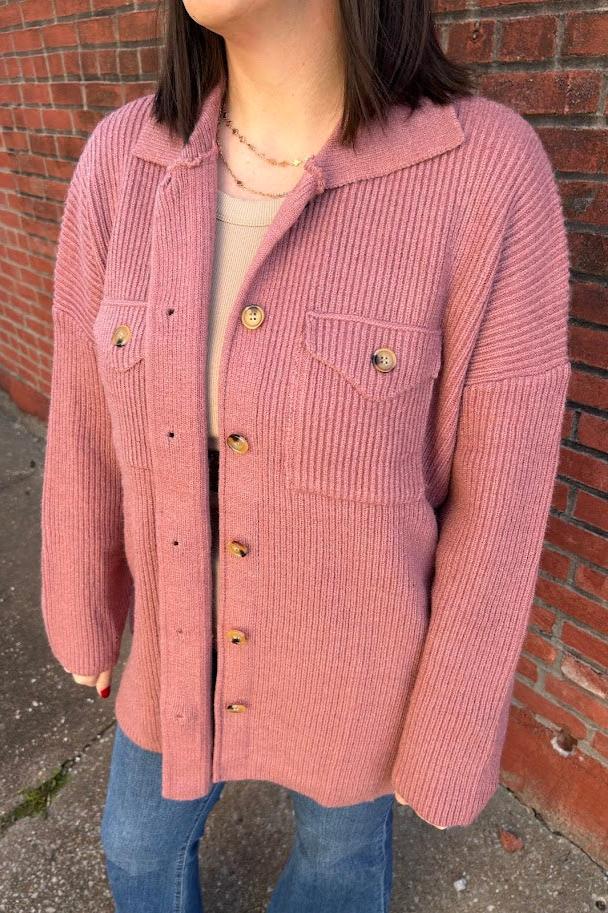 Joyful Button Cardigan