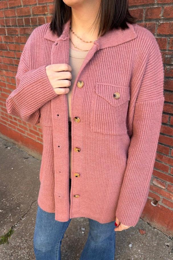 Joyful Button Cardigan