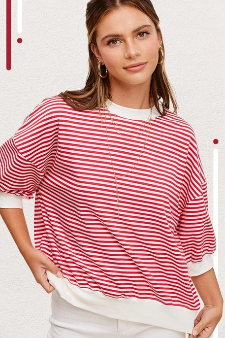 Made for More Striped Top