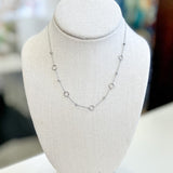 Metal Round Station Necklace