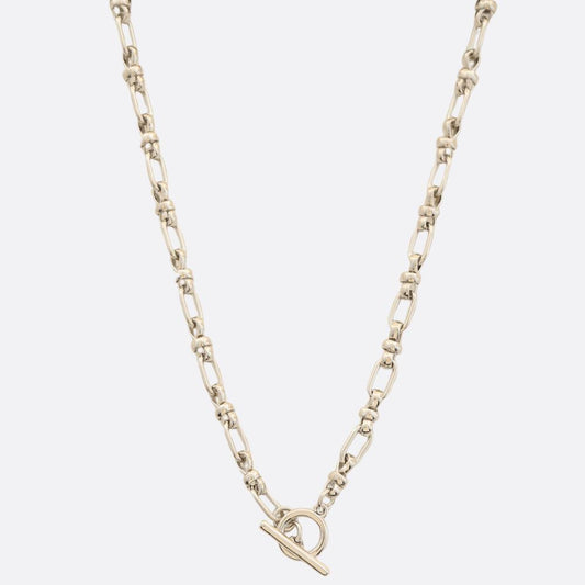 Oval Link Toggle Necklace