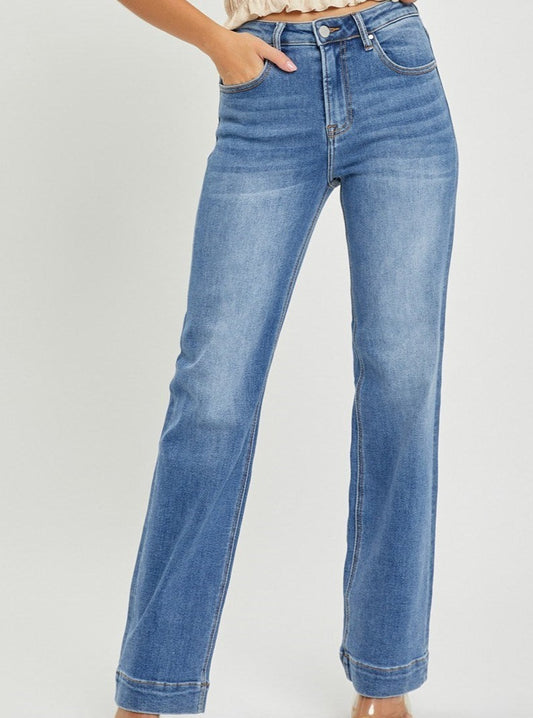 Hi-Rise Vintage Straight Jeans