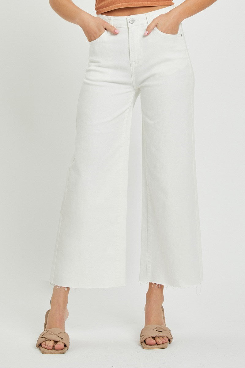 Ruthie Wide Leg Cropped Jeans