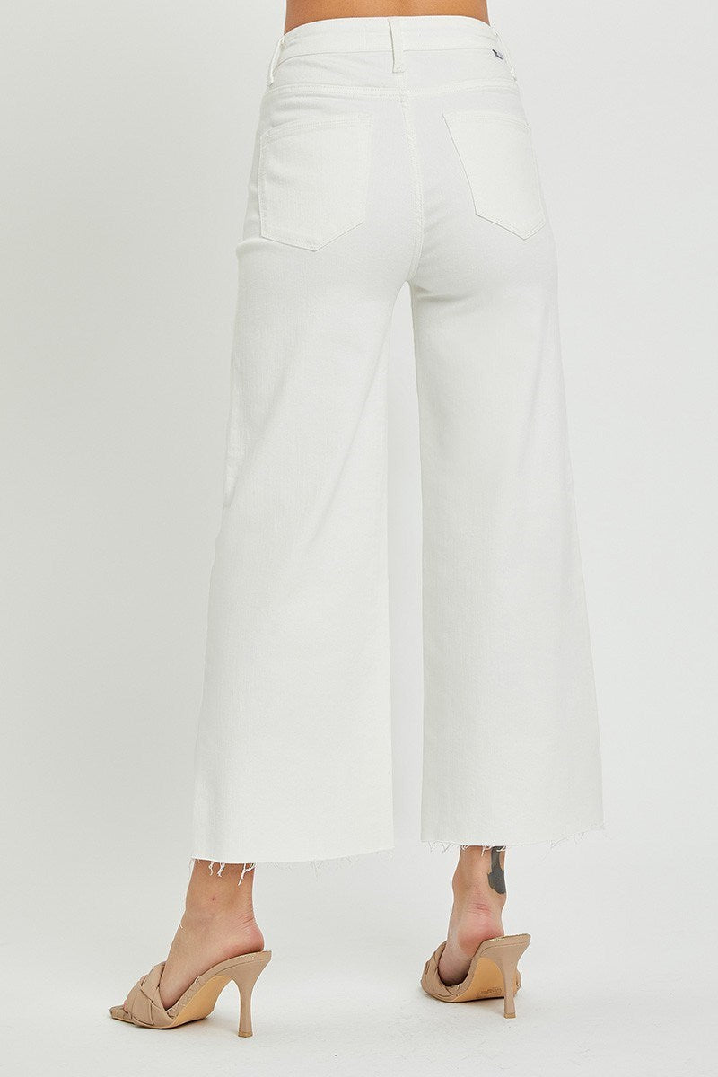 Ruthie Wide Leg Cropped Jeans