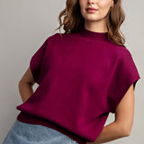 Step It Up Mock Neck Top