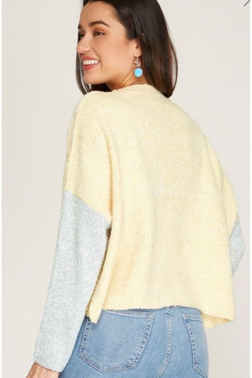 Sunny Rays Color Block Sweater