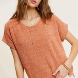 The Allie Short Sleeve Sweater