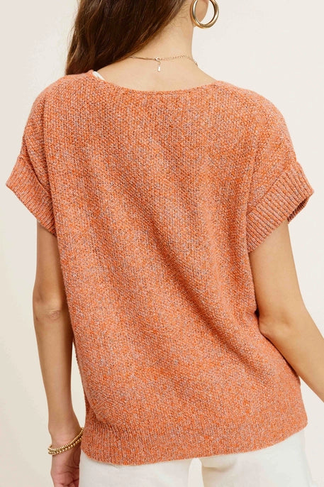 The Allie Short Sleeve Sweater