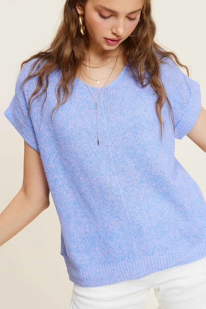 The Allie Short Sleeve Sweater