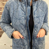 Walk in the Snow Quilted Coat