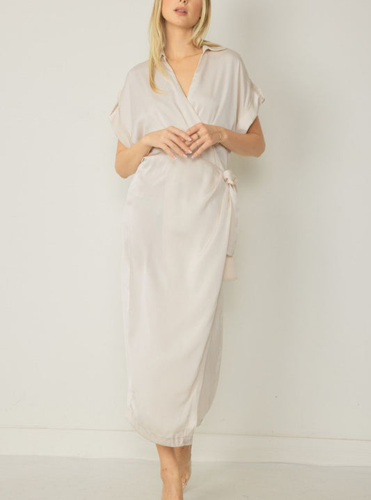 Silk Wrap Dress