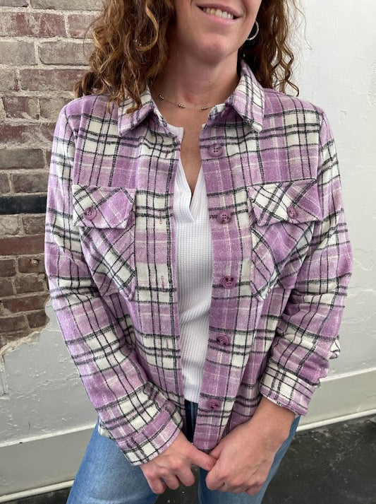 Lavender Dreams Flannel