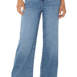 Stride Hi-Rise Wide Leg Denim